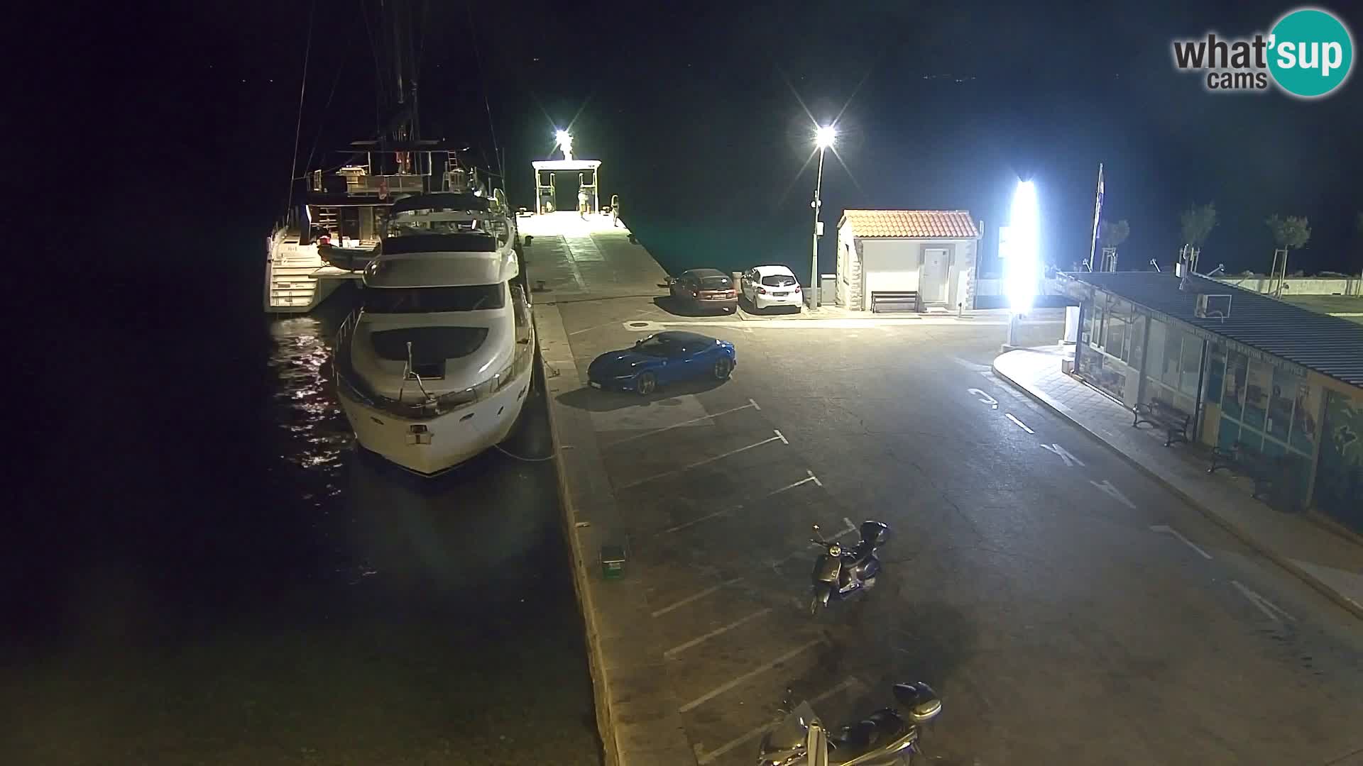 Webcam Bol centre-ville & marina – Vue en direct depuis Bol, île de Brač