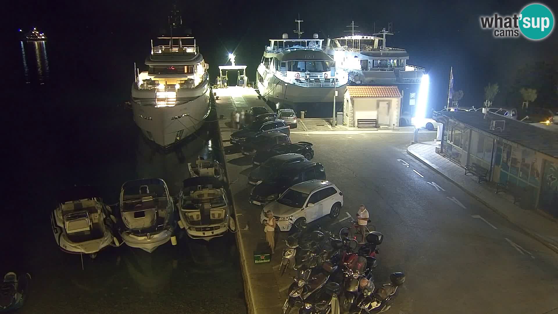 Webcam Bol Centre-Ville & Marina – Vue en direct depuis Bol, île de Brač
