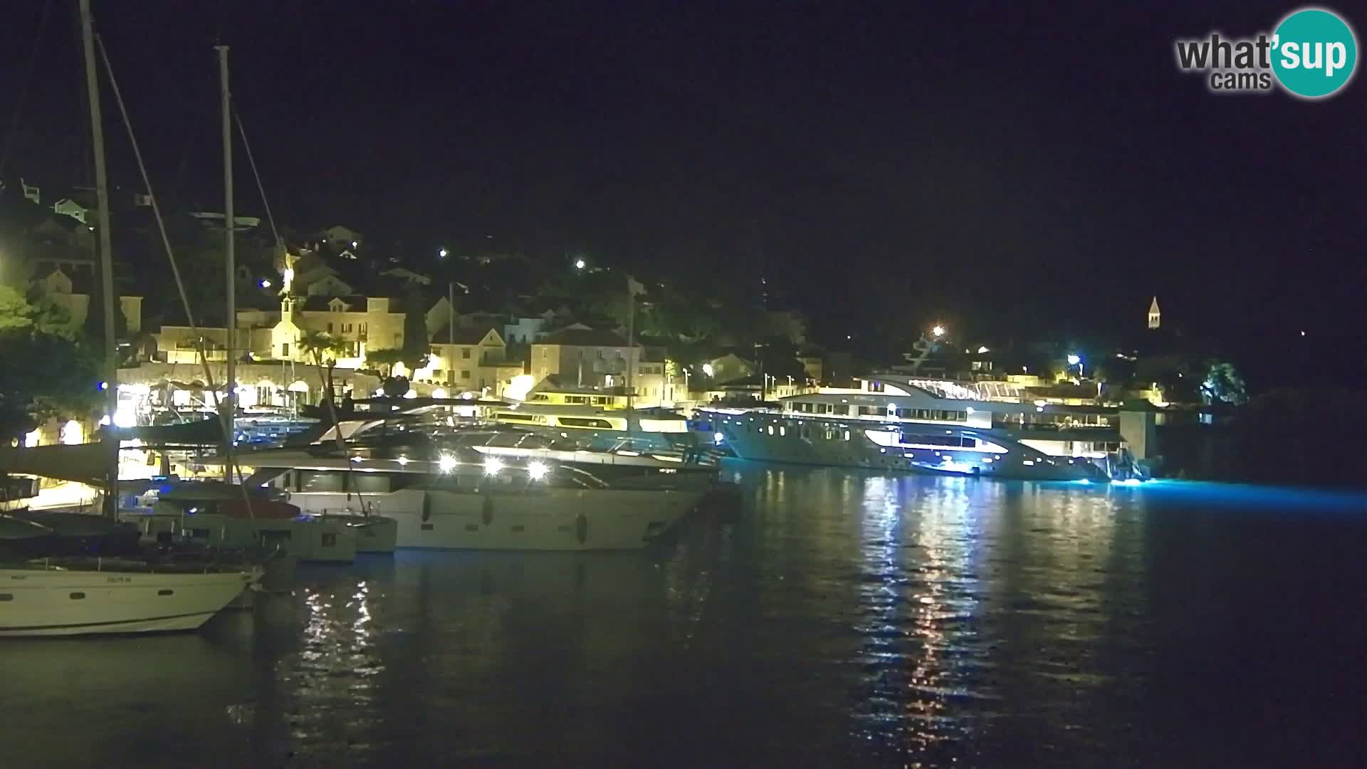 Webcam Bol centre-ville & marina – Vue en direct depuis Bol, île de Brač