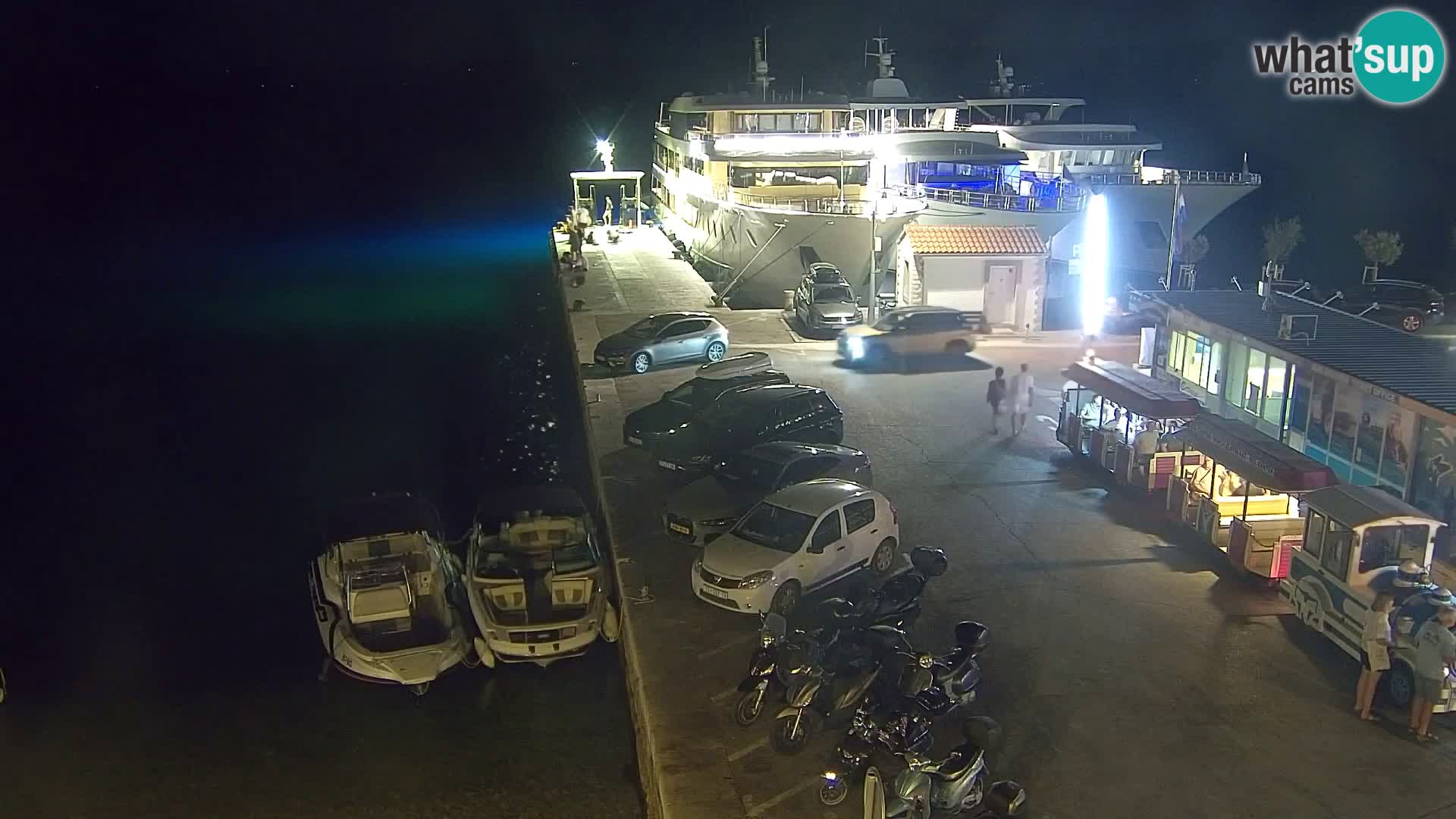 Webcam Bol Centre-Ville & Marina – Vue en direct depuis Bol, île de Brač