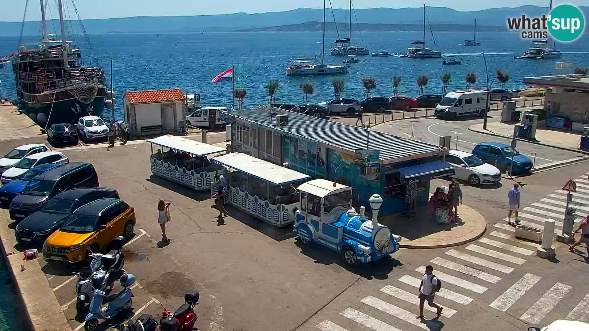 Webcam Bol Centre-Ville & Marina – Vue en direct depuis Bol, île de Brač