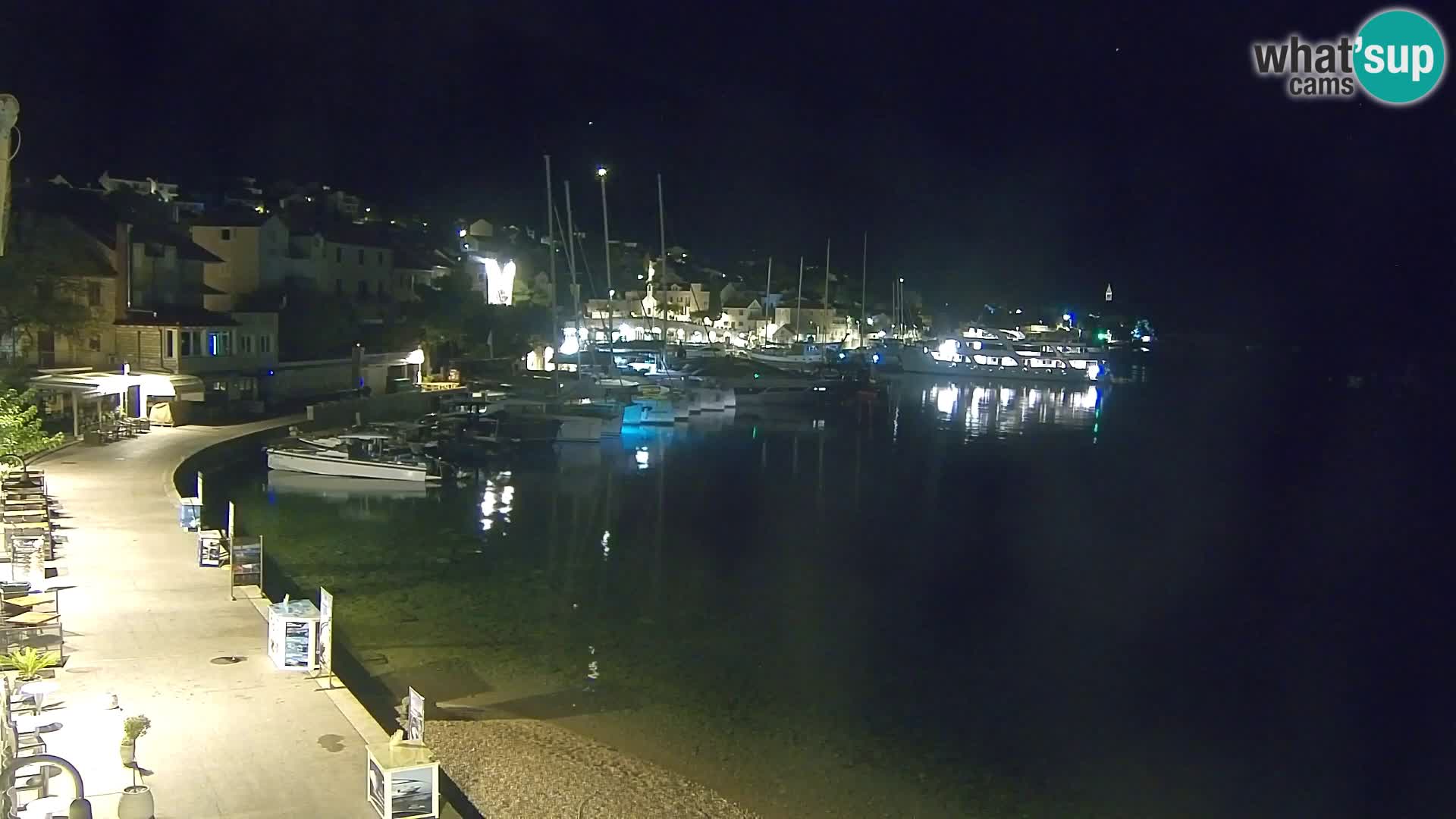 Webcam Bol Hafen & Ortszentrum – Liveblick aus Bol auf der Insel Brač