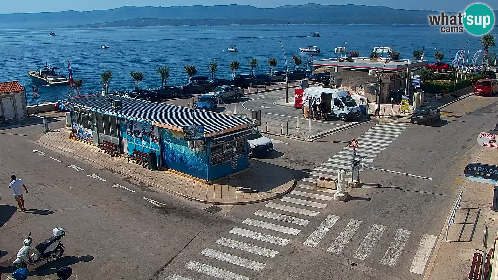 Webcam Bol Hafen & Ortszentrum – Liveblick aus Bol auf der Insel Brač
