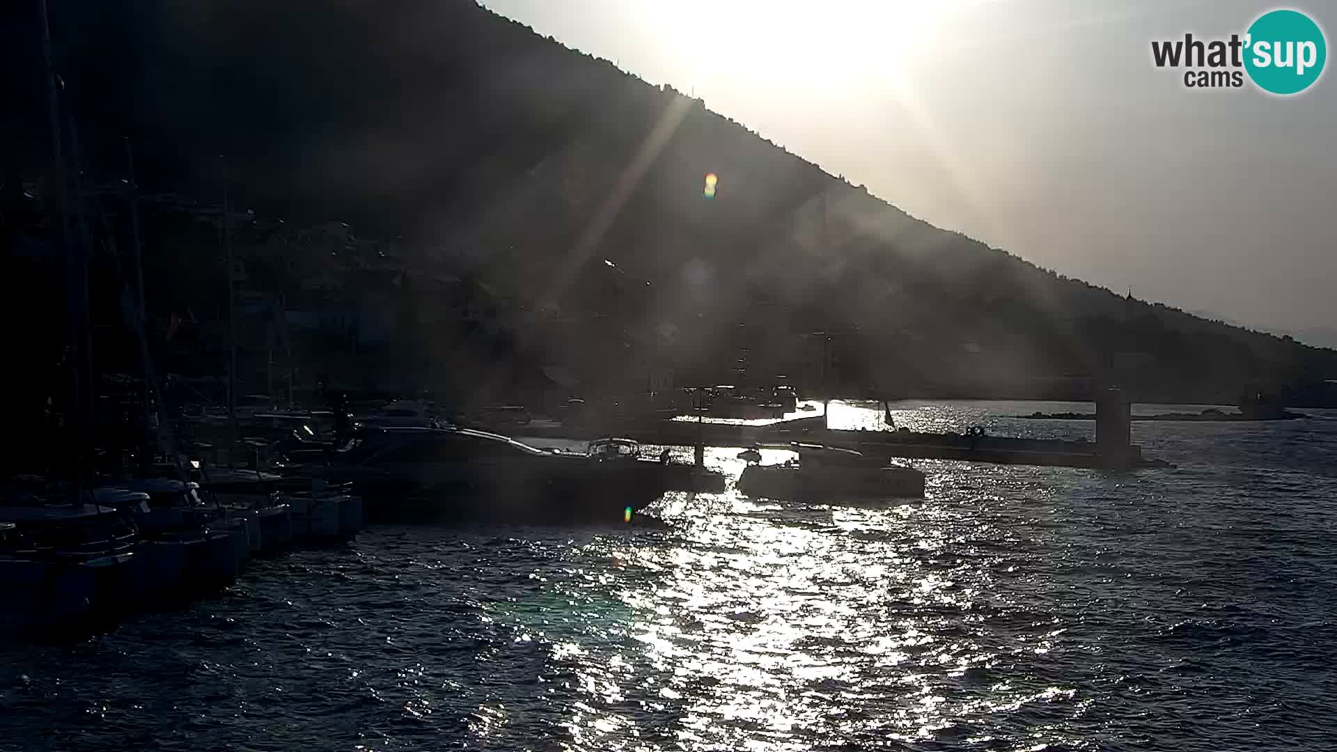 Webcam Bol Hafen & Ortszentrum – Liveblick aus Bol auf der Insel Brač