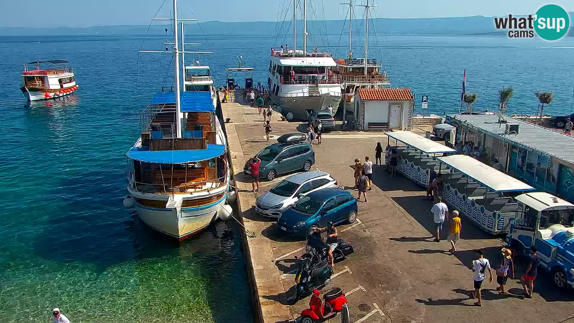 Webcam Bol centre-ville & marina – Vue en direct depuis Bol, île de Brač