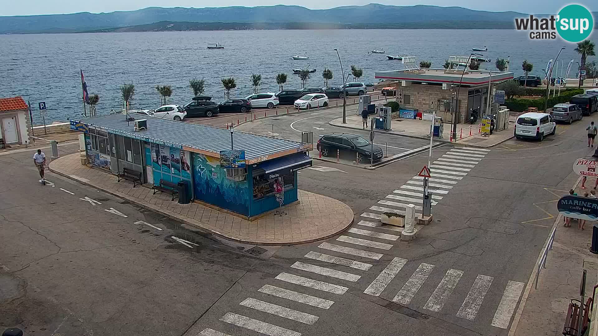 Webcam Bol centre-ville & marina – Vue en direct depuis Bol, île de Brač