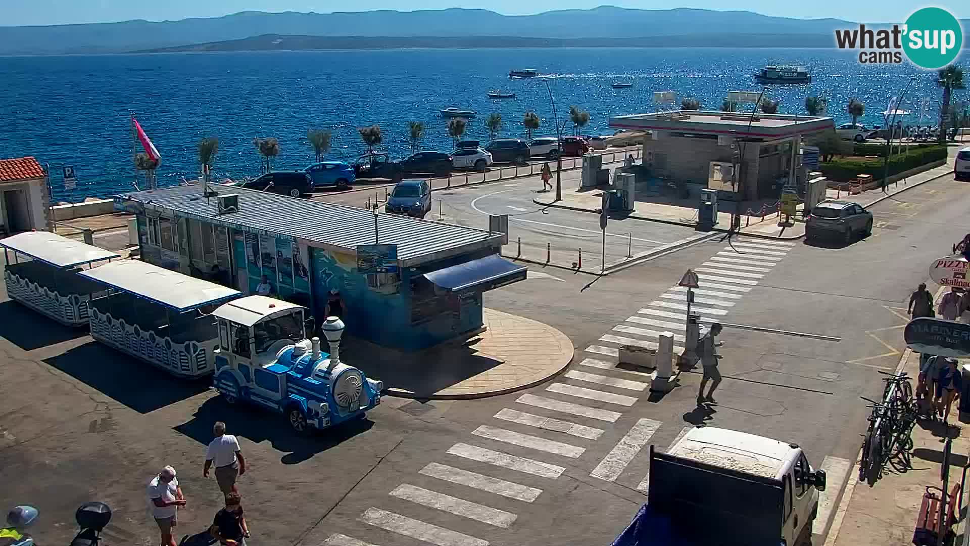 Webcam Bol Centre-Ville & Marina – Vue en direct depuis Bol, île de Brač