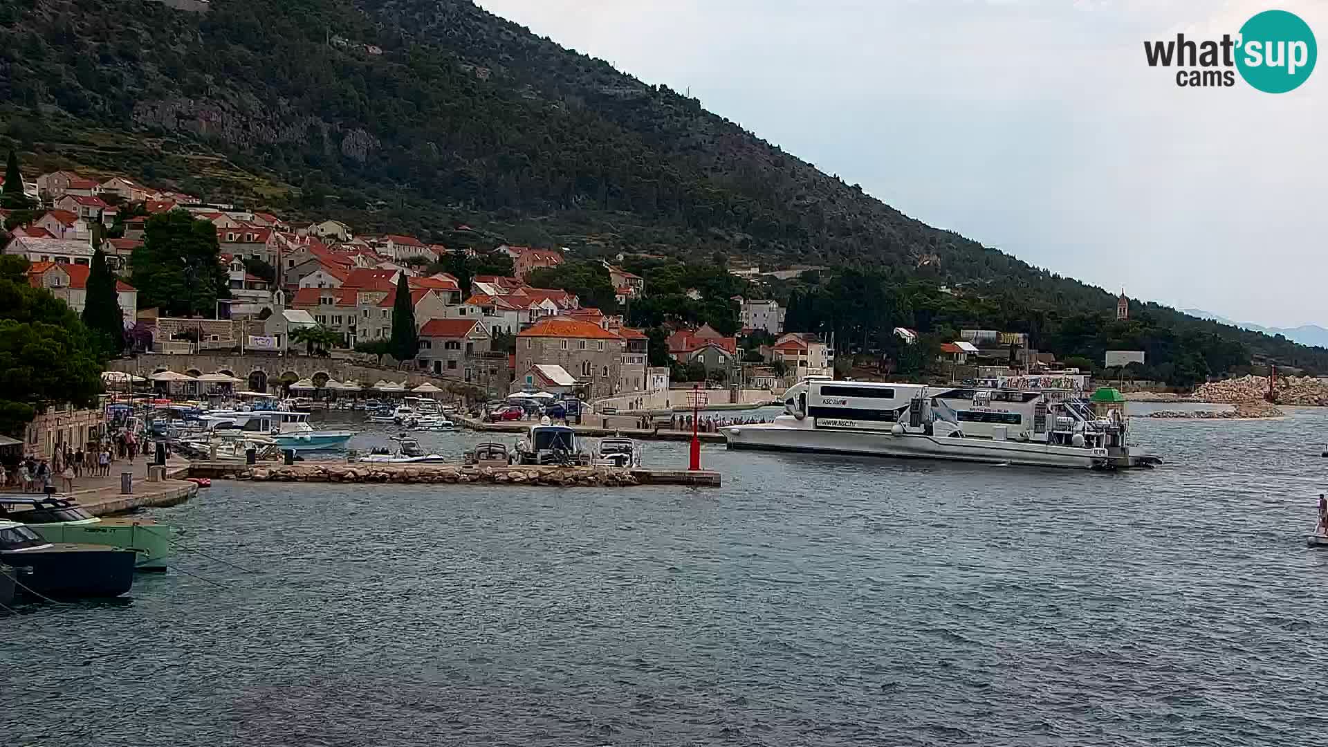 Web kamera Bol – Centar mjesta i marina | Pogled uživo