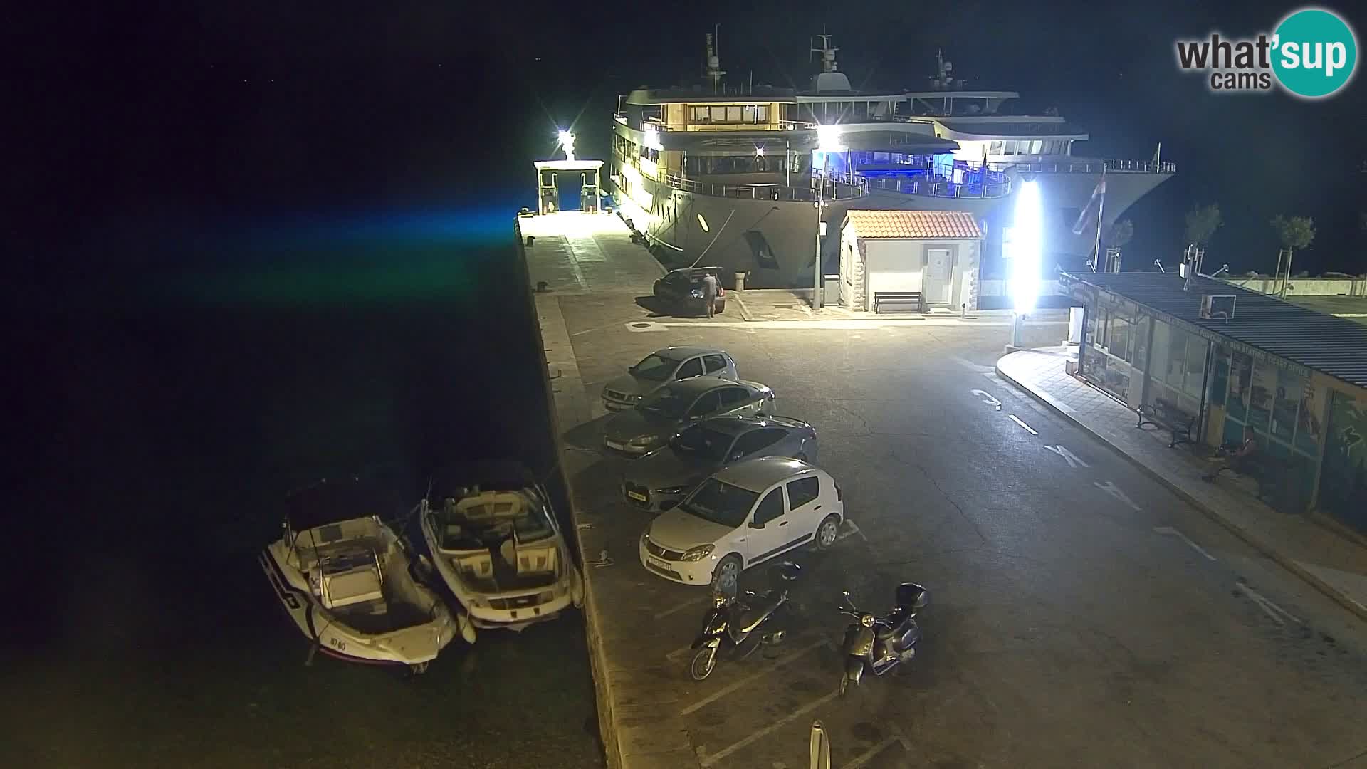 Webcam Bol Centre-Ville & Marina – Vue en direct depuis Bol, île de Brač