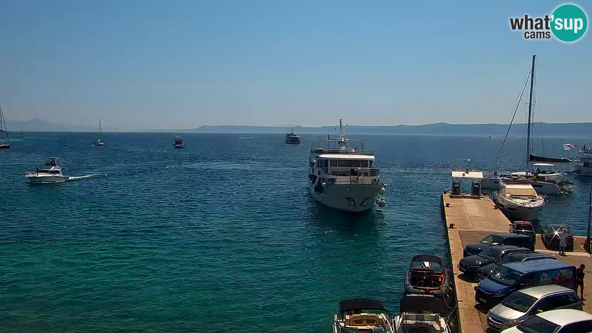 Webcam Bol Hafen & Ortszentrum – Liveblick aus Bol auf der Insel Brač