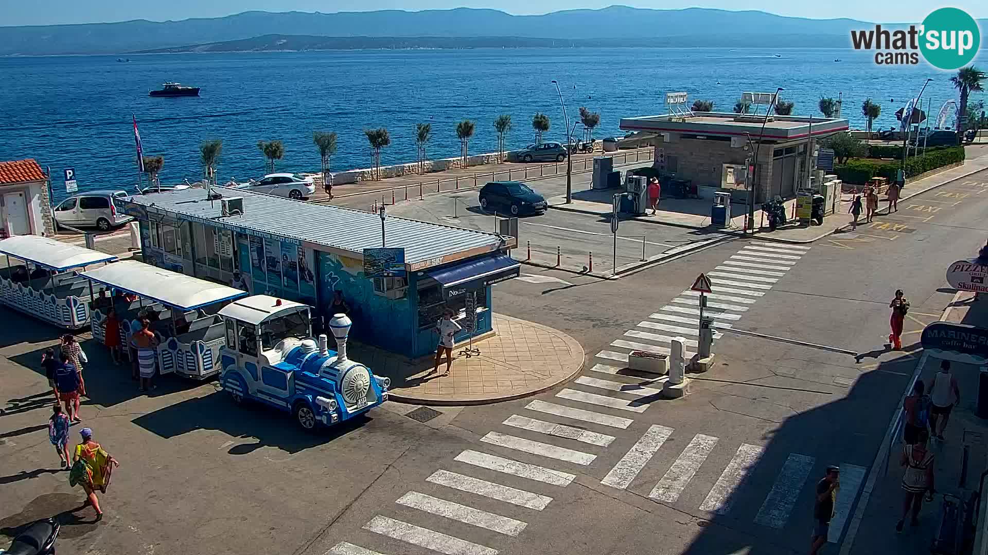 Webcam Bol Centro e Marina – Vista live dal porto di Bol