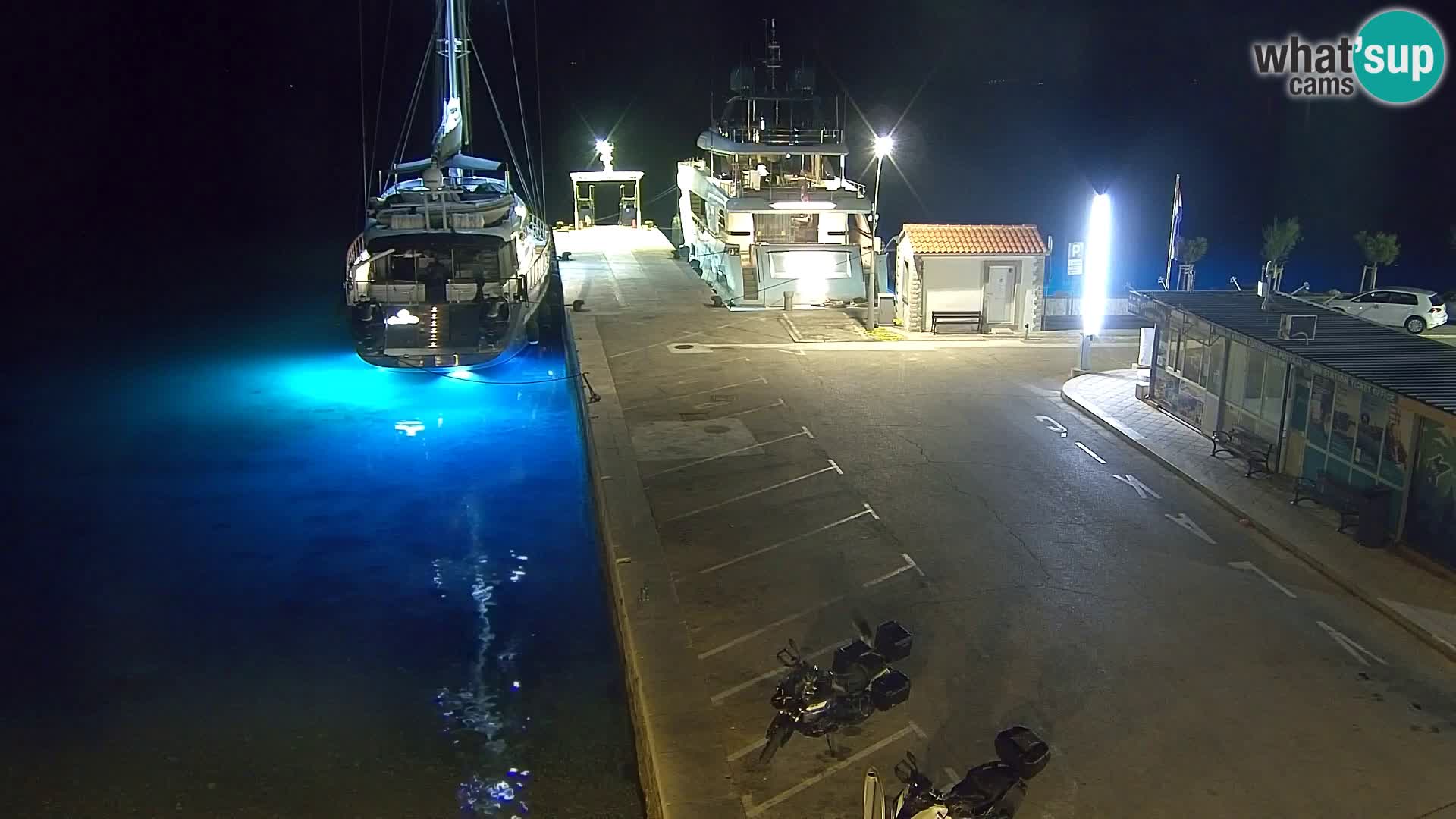 Webcam Bol Centre-Ville & Marina – Vue en direct depuis Bol, île de Brač
