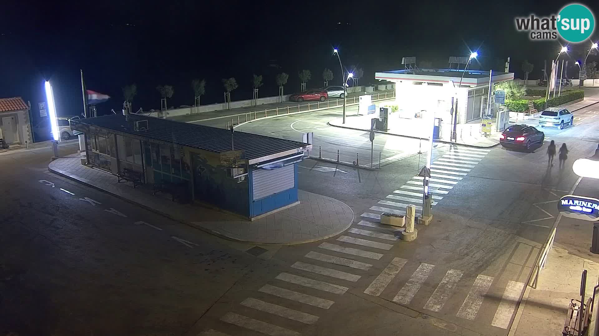 Webcam Bol Centro e Marina – Vista live dal porto di Bol