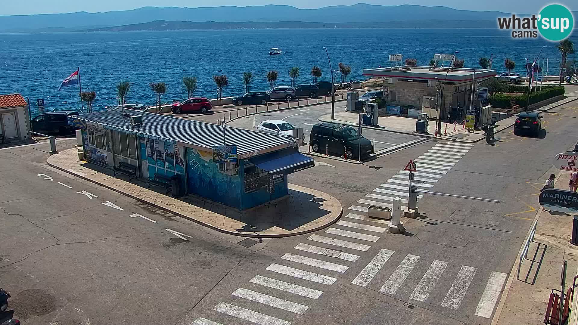 Webcam Bol Centre-Ville & Marina – Vue en direct depuis Bol, île de Brač