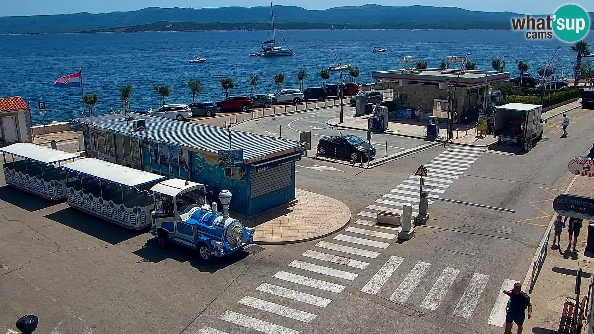 Webcam Bol centre-ville & marina – Vue en direct depuis Bol, île de Brač