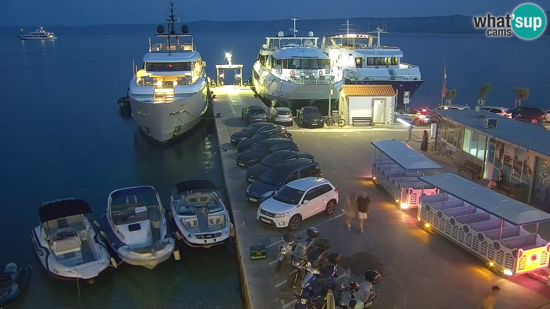Webcam Bol Hafen & Ortszentrum – Liveblick aus Bol auf der Insel Brač