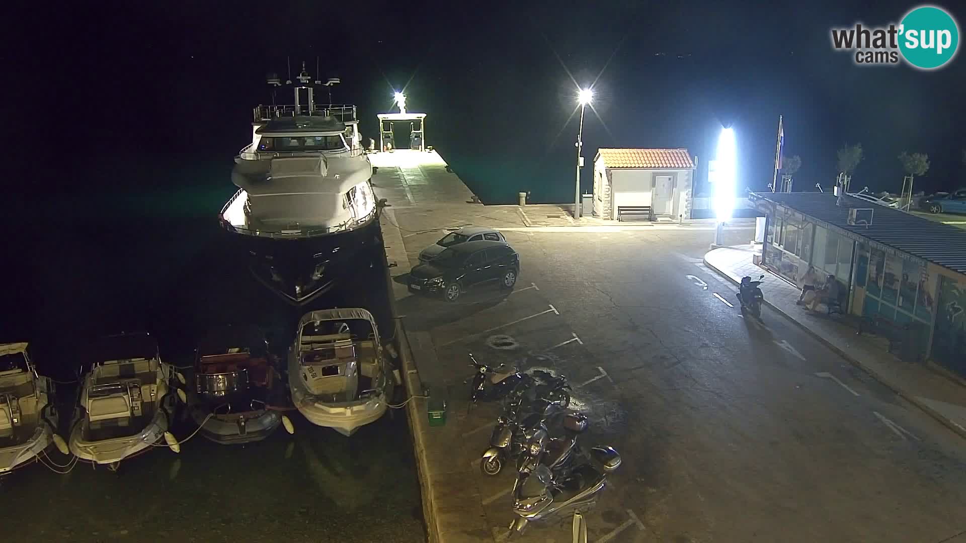 Webcam Bol Centre-Ville & Marina – Vue en direct depuis Bol, île de Brač