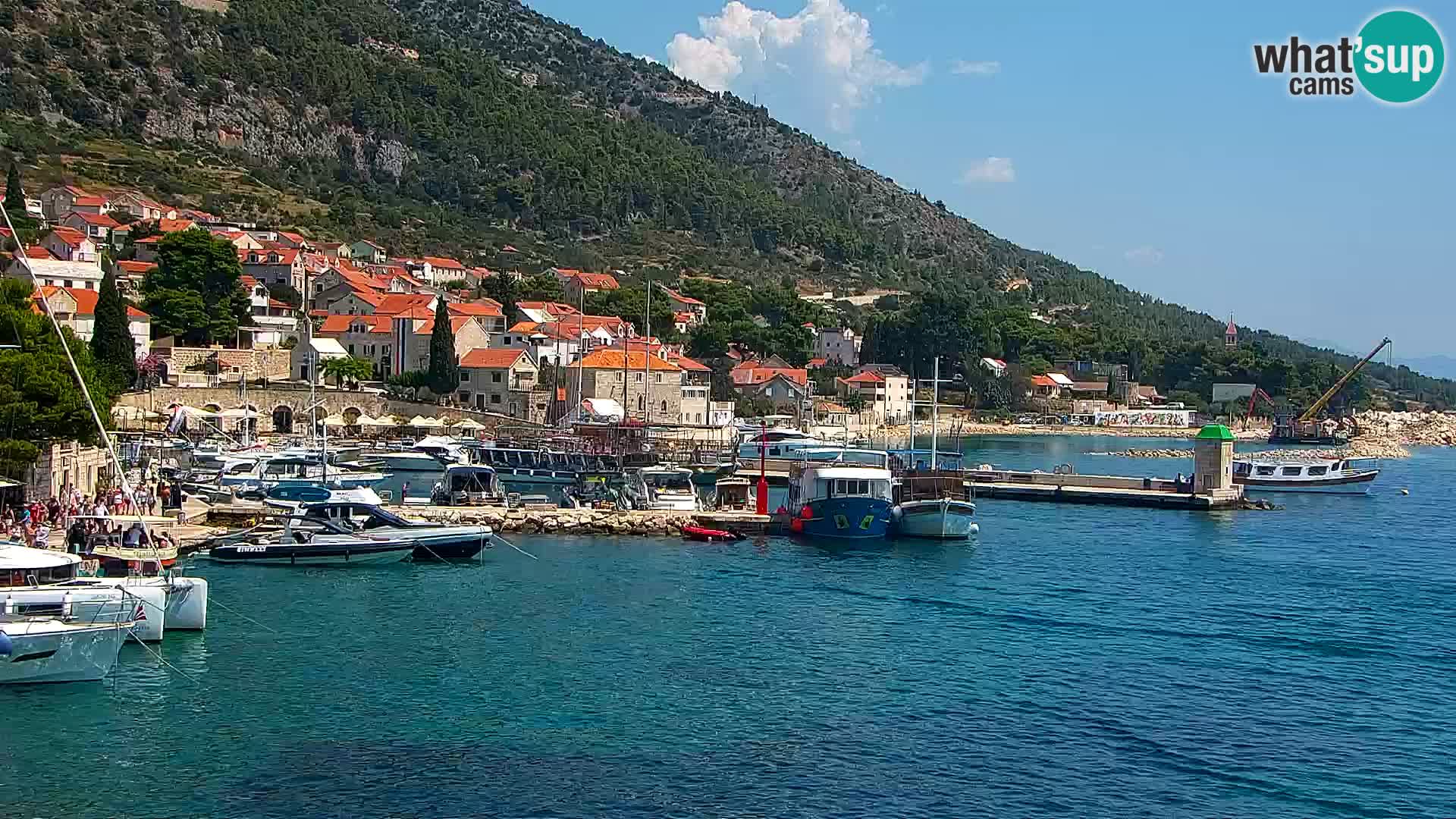 Webcam Bol Town Center & Marina – Live View from Bol, Brač