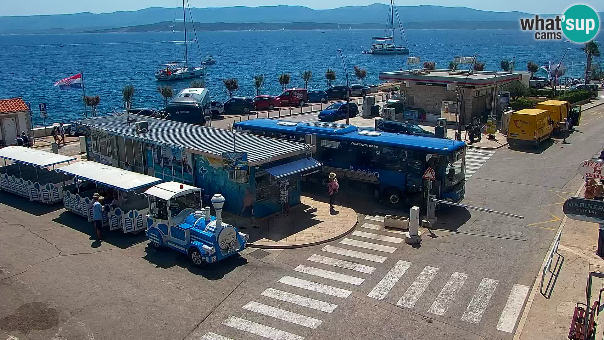 Webcam Bol Centre-Ville & Marina – Vue en direct depuis Bol, île de Brač