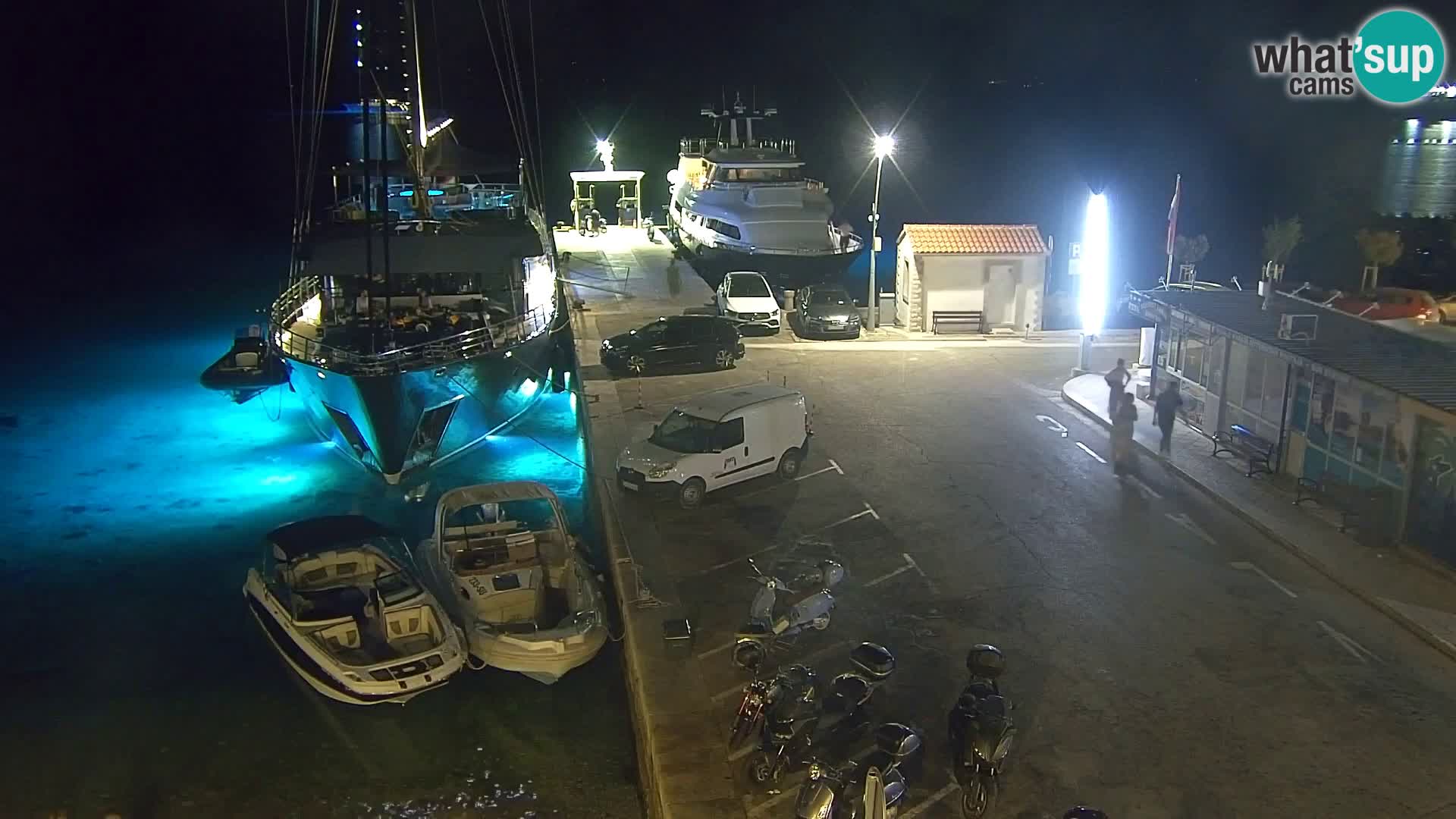 Webcam Bol Centre-Ville & Marina – Vue en direct depuis Bol, île de Brač