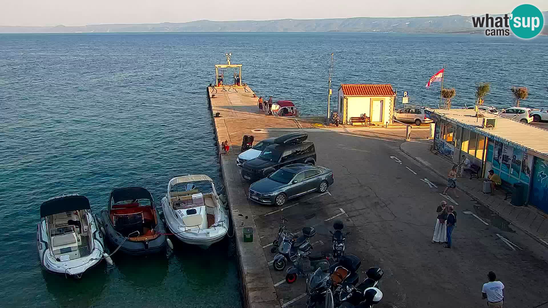 Webcam Bol Centre-Ville & Marina – Vue en direct depuis Bol, île de Brač