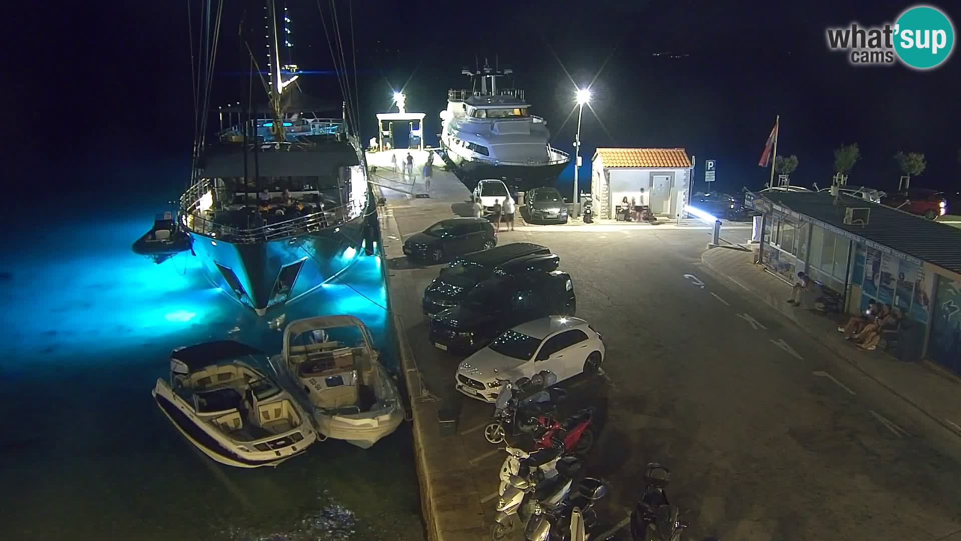 Webcam Bol Hafen & Ortszentrum – Liveblick aus Bol auf der Insel Brač