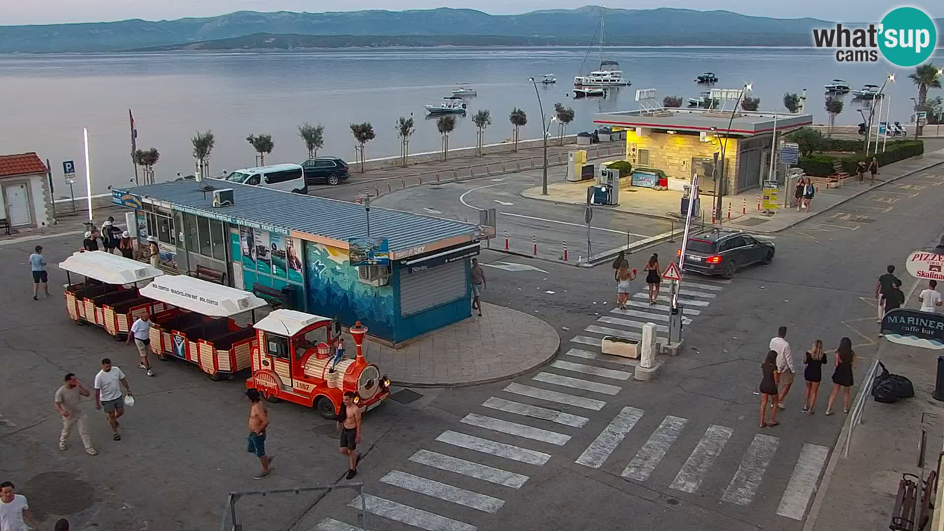 Webcam Bol centre-ville & marina – Vue en direct depuis Bol, île de Brač