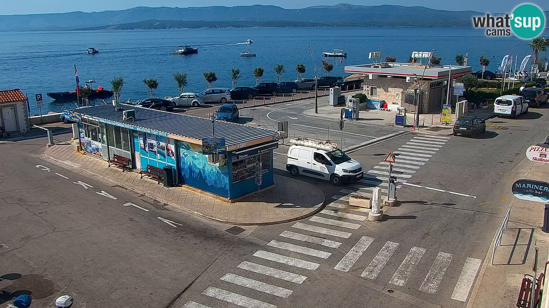 Webcam Bol Centre-Ville & Marina – Vue en direct depuis Bol, île de Brač