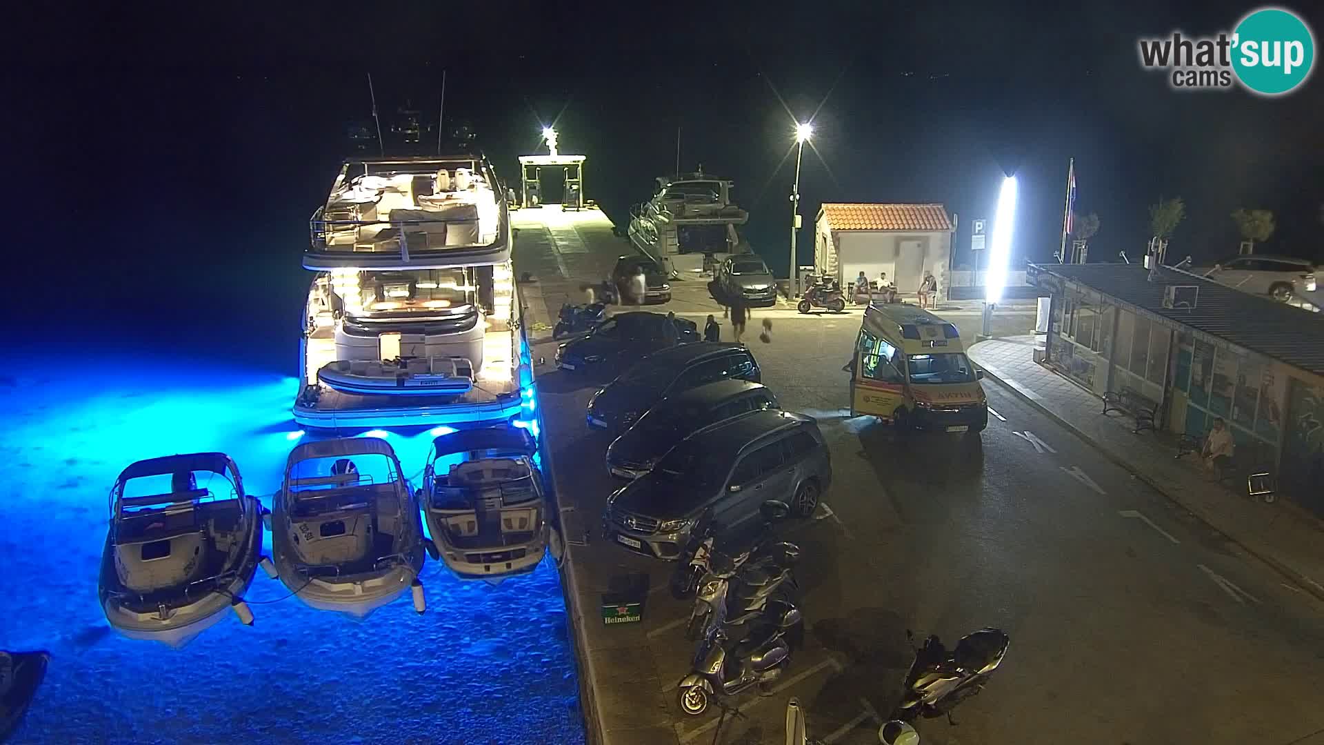 Webcam Bol Hafen & Ortszentrum – Liveblick aus Bol auf der Insel Brač