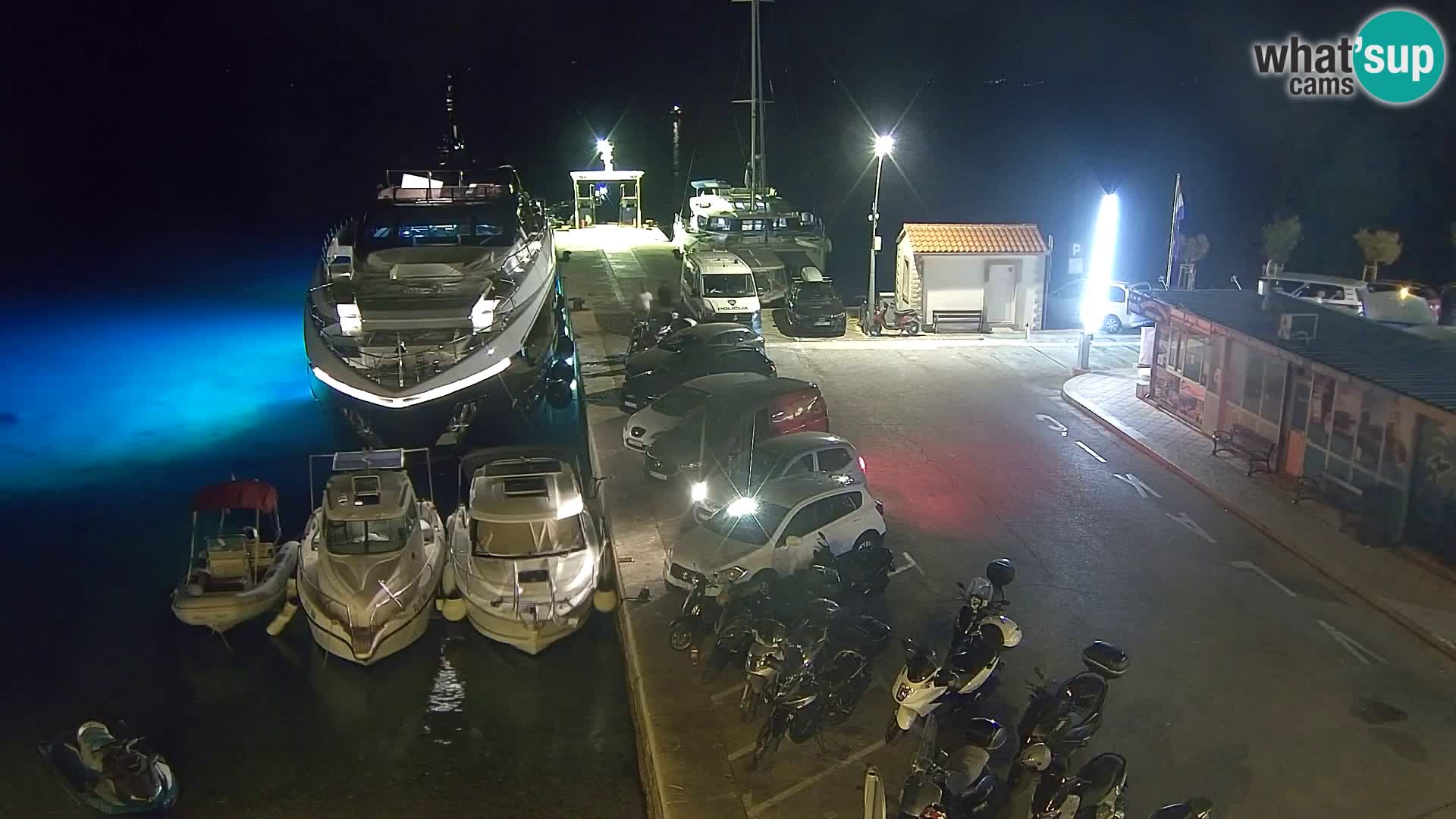 Webcam Bol centre-ville & marina – Vue en direct depuis Bol, île de Brač