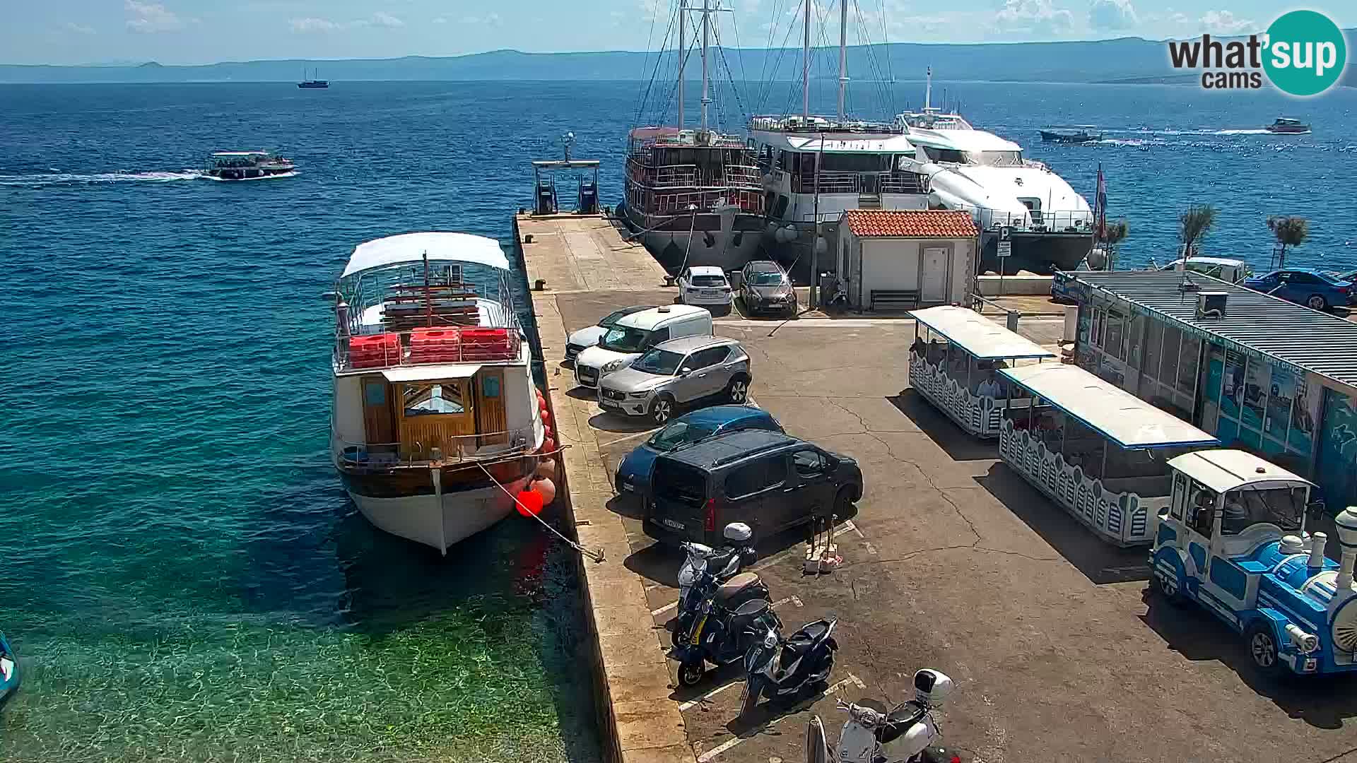 Webcam Bol centre-ville & marina – Vue en direct depuis Bol, île de Brač