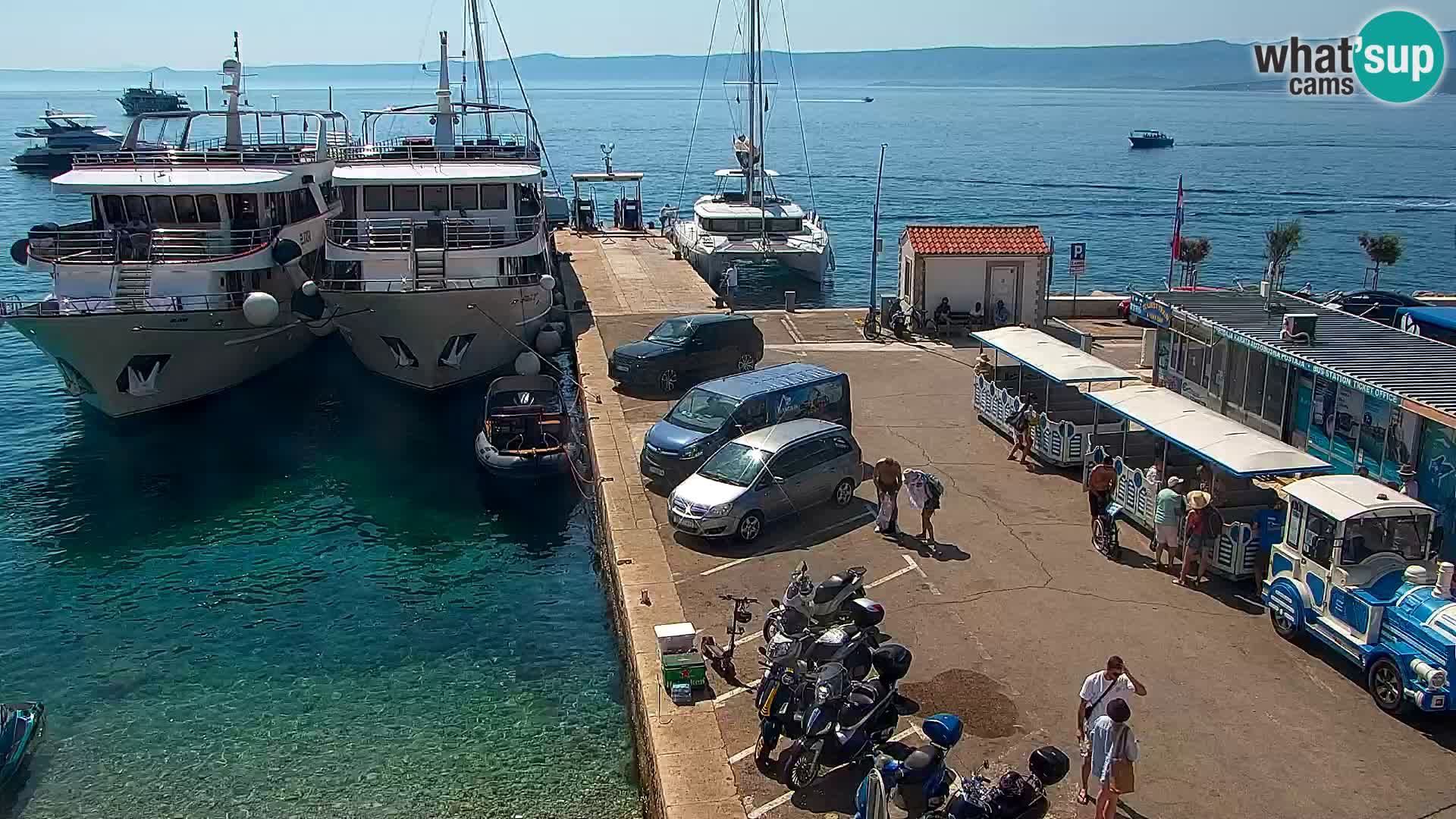 Webcam Bol Hafen & Ortszentrum – Liveblick aus Bol auf der Insel Brač