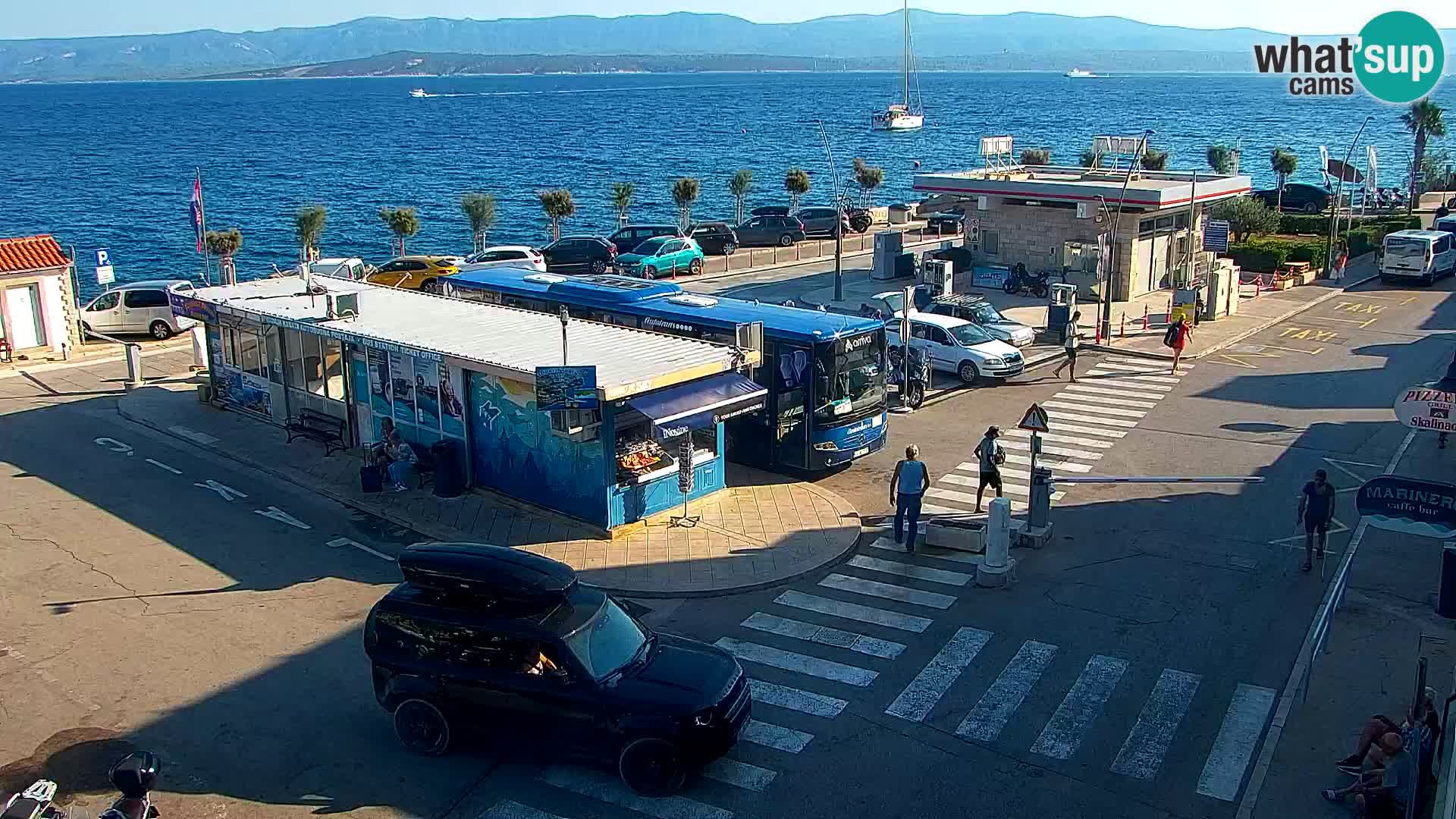 Webcam Bol centre-ville & marina – Vue en direct depuis Bol, île de Brač