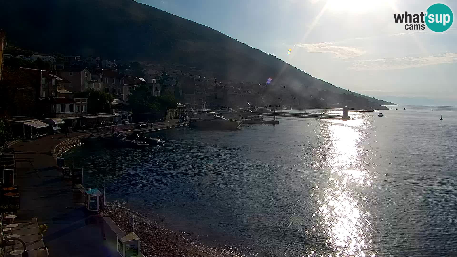 Webcam Bol Centre-Ville & Marina – Vue en direct depuis Bol, île de Brač