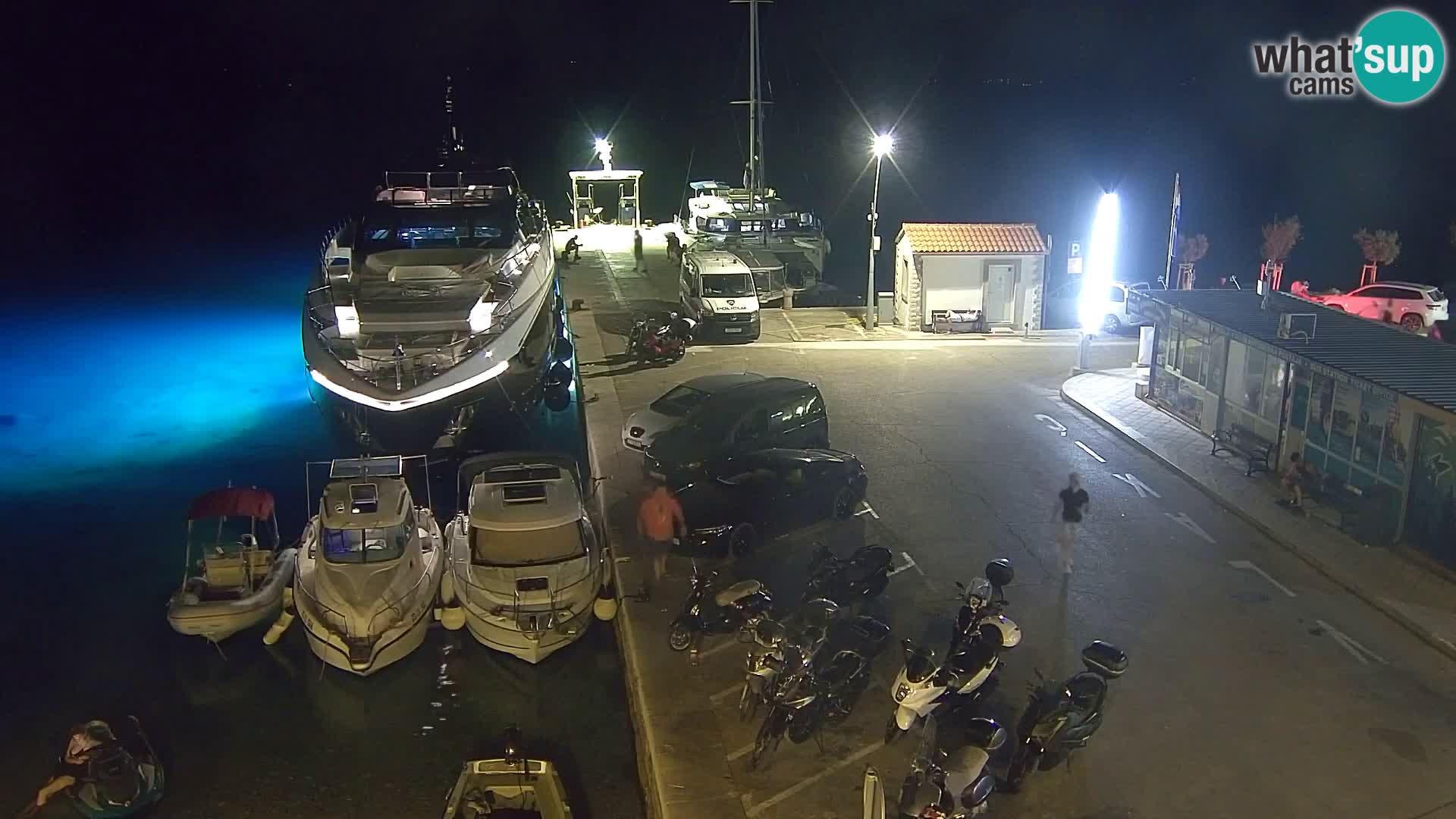 Webcam Bol Hafen & Ortszentrum – Liveblick aus Bol auf der Insel Brač