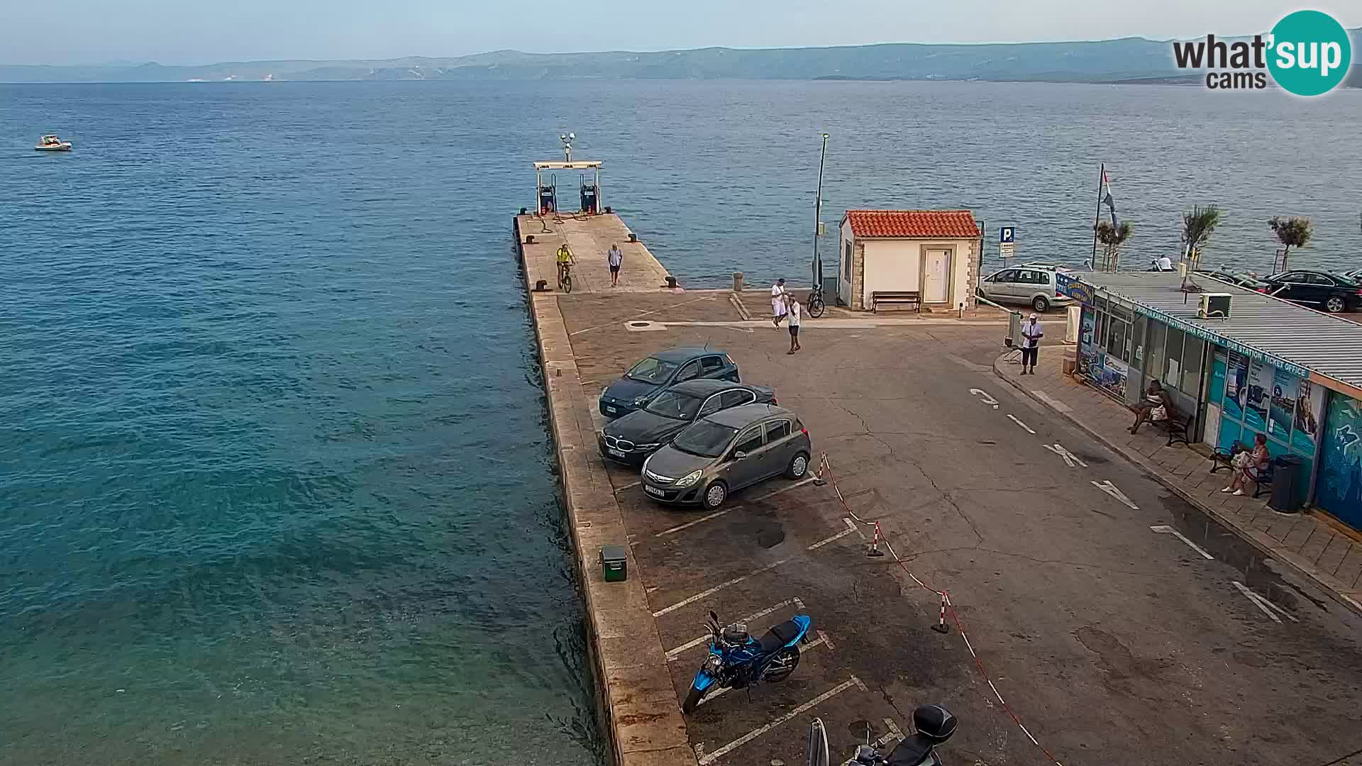Webcam Bol centre-ville & marina – Vue en direct depuis Bol, île de Brač