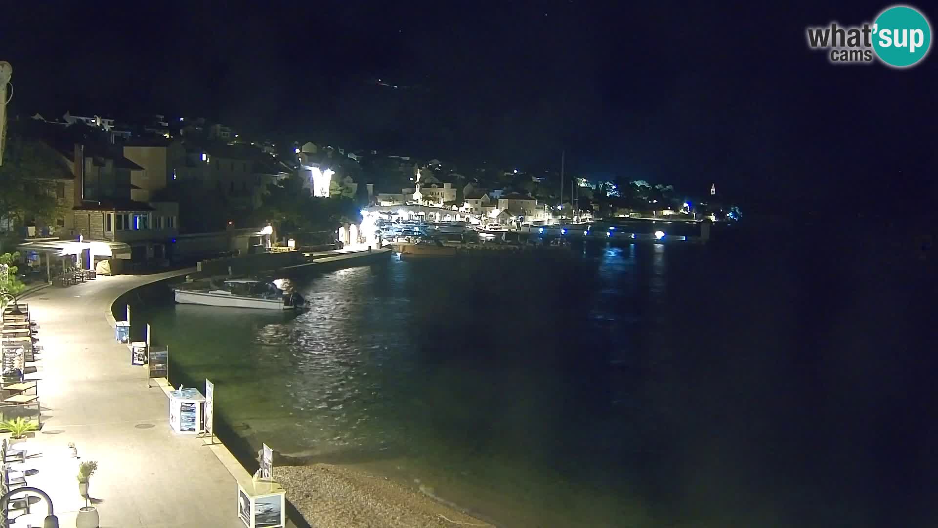 Webcam Bol Centre-Ville & Marina – Vue en direct depuis Bol, île de Brač