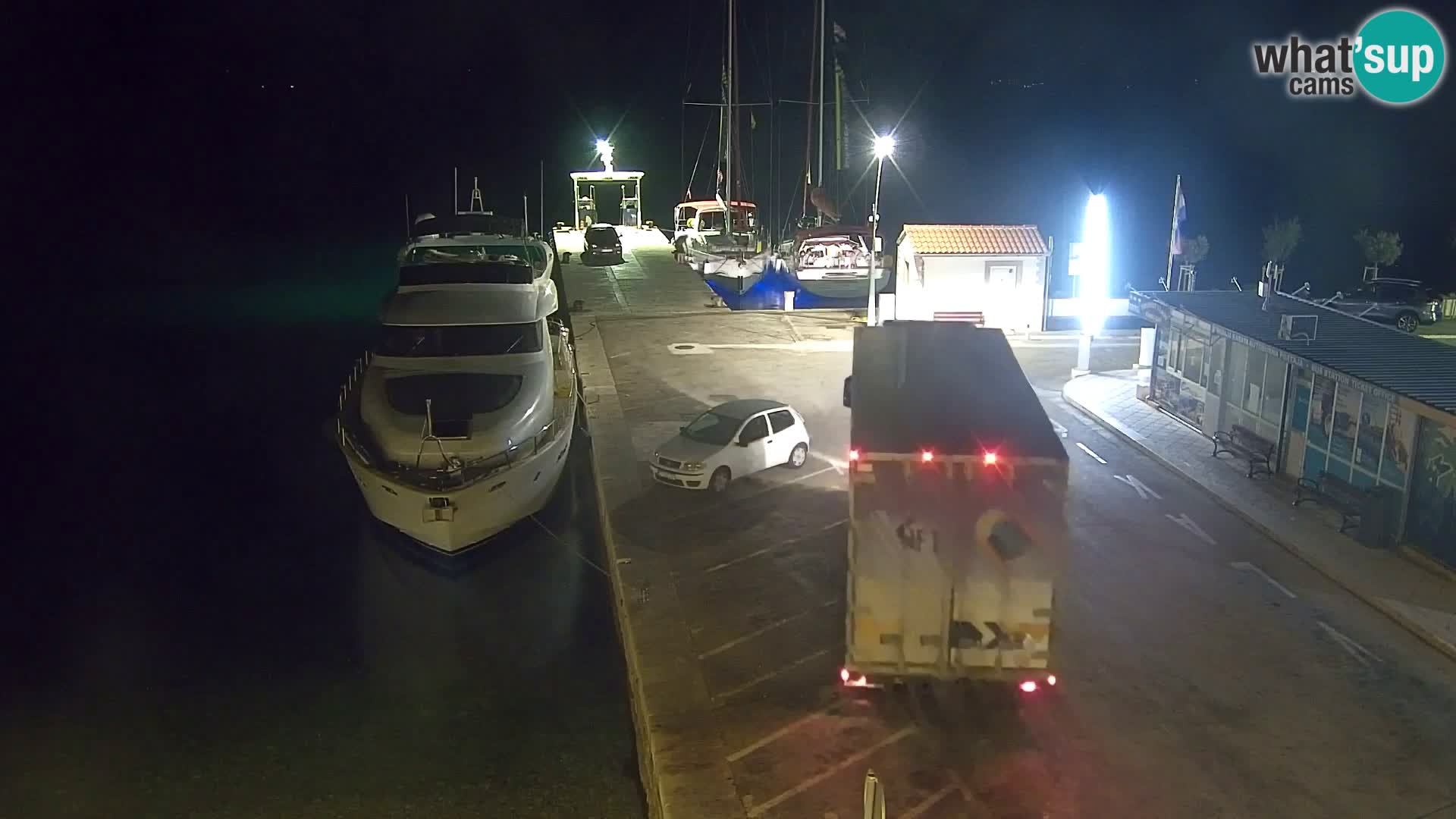 Webcam Bol centre-ville & marina – Vue en direct depuis Bol, île de Brač