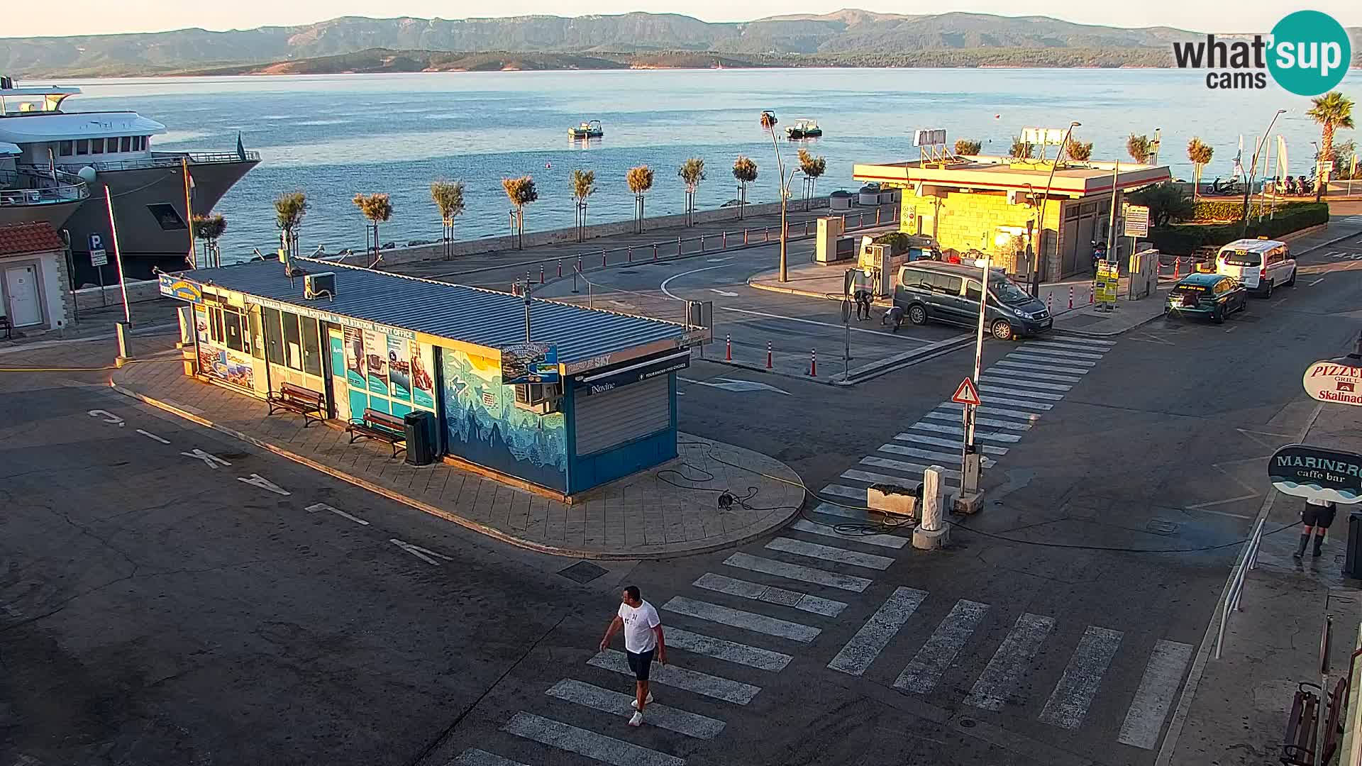Webcam Bol centre-ville & marina – Vue en direct depuis Bol, île de Brač