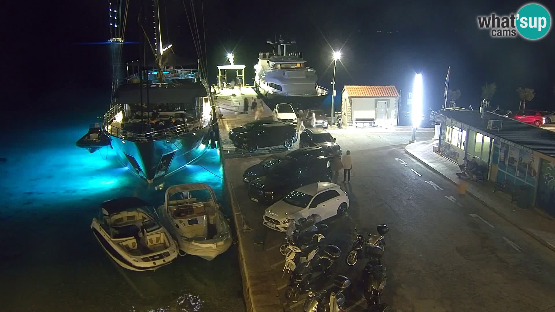 Webcam Bol Centre-Ville & Marina – Vue en direct depuis Bol, île de Brač