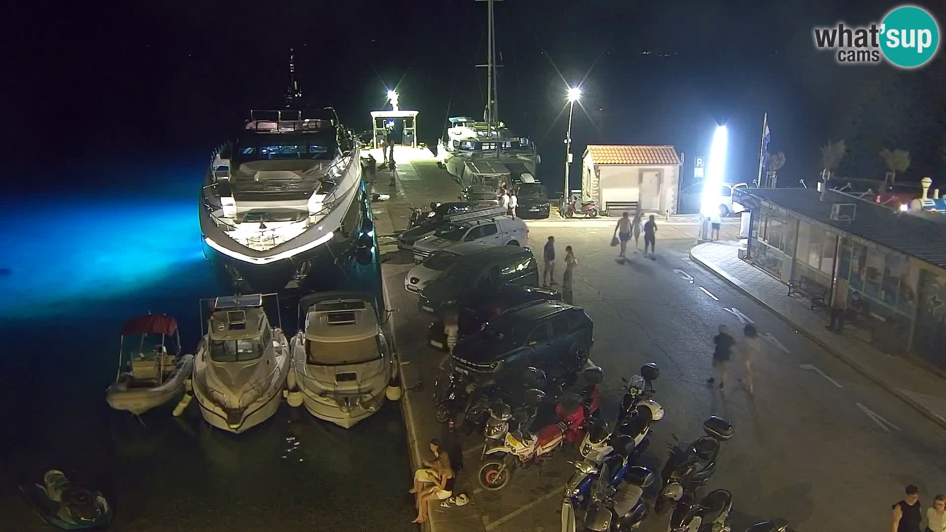 Webcam Bol Centre-Ville & Marina – Vue en direct depuis Bol, île de Brač