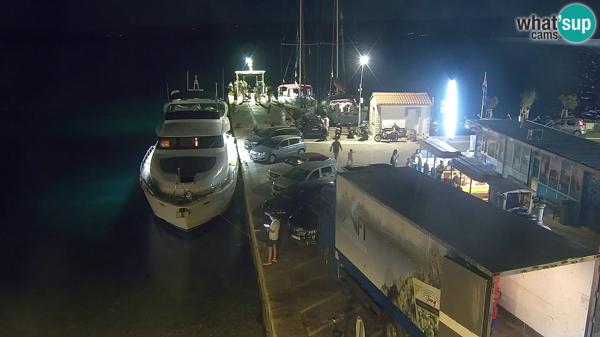 Webcam Bol Hafen & Ortszentrum – Liveblick aus Bol auf der Insel Brač
