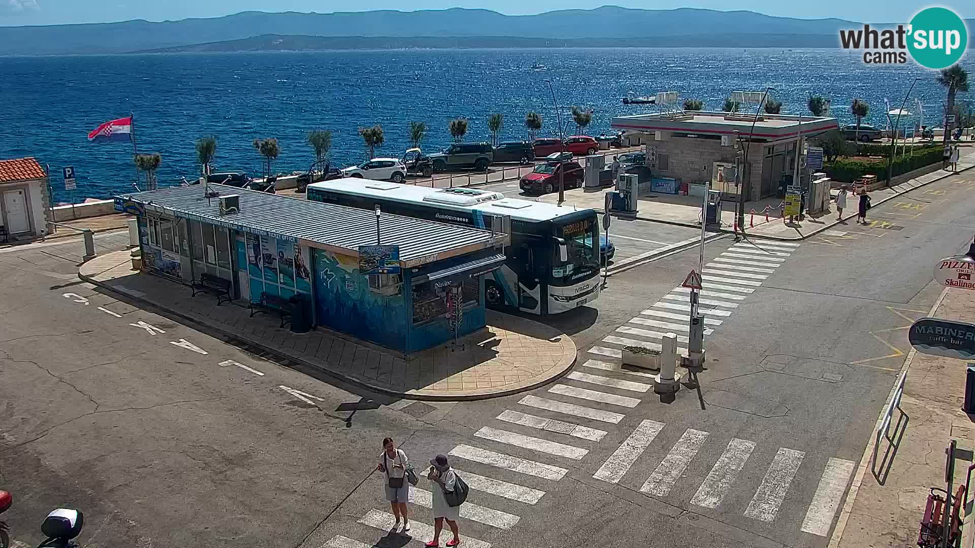 Webcam Bol Hafen & Ortszentrum – Liveblick aus Bol auf der Insel Brač
