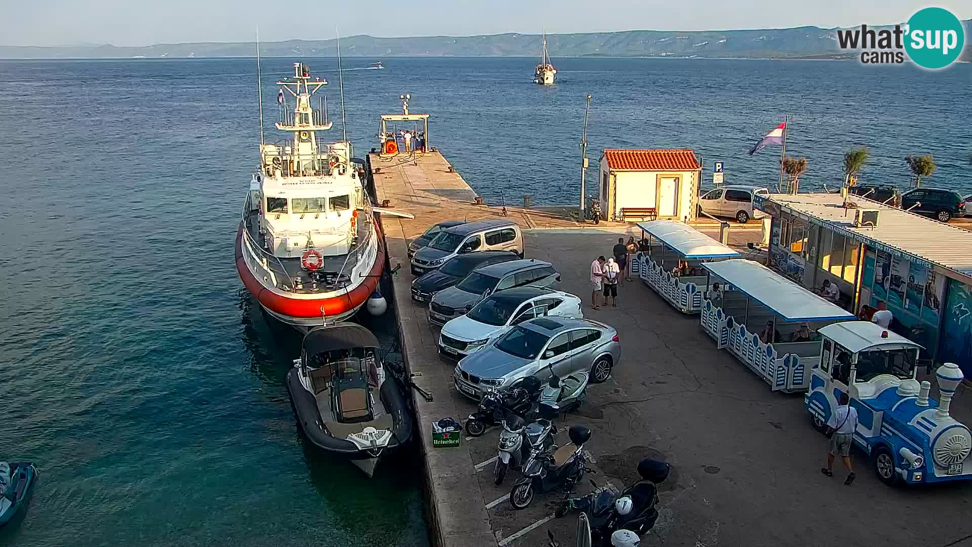Webcam Bol Centre-Ville & Marina – Vue en direct depuis Bol, île de Brač