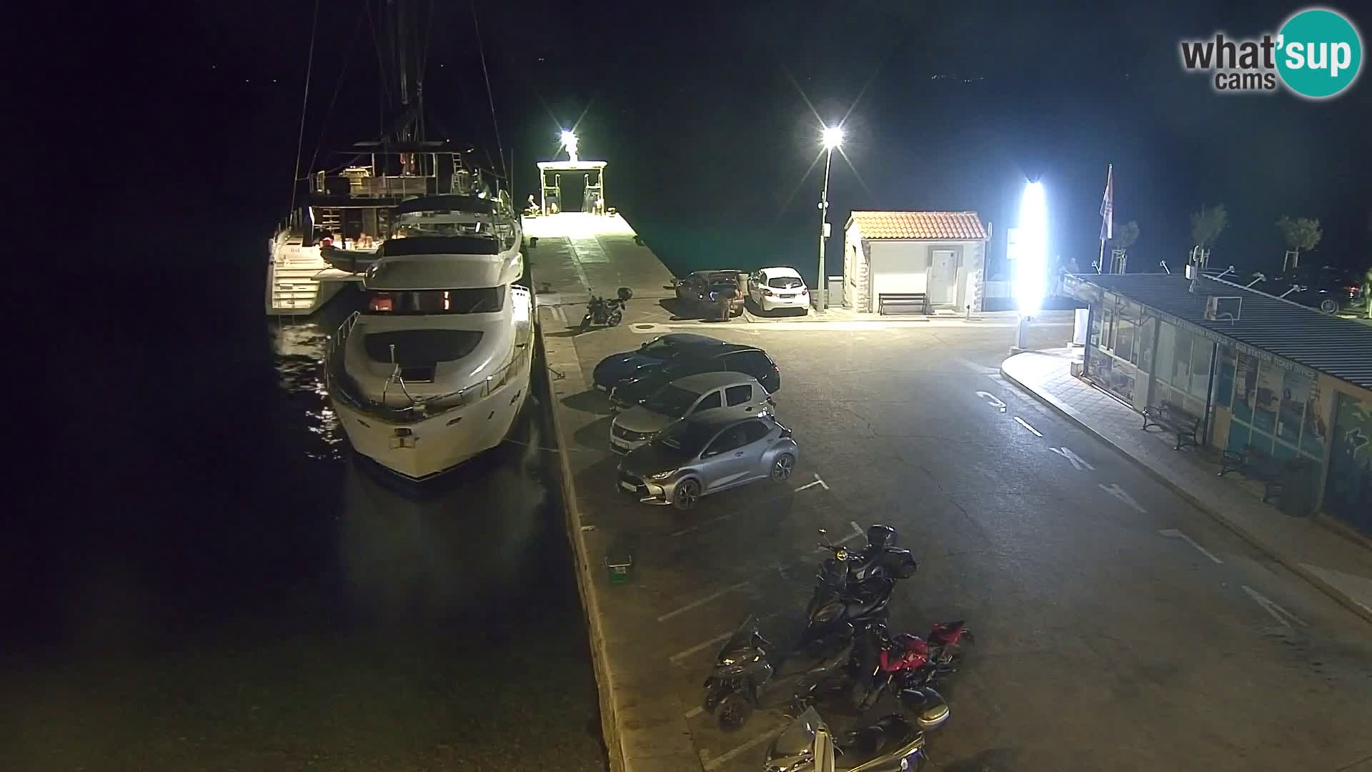 Webcam Bol Hafen & Ortszentrum – Liveblick aus Bol auf der Insel Brač