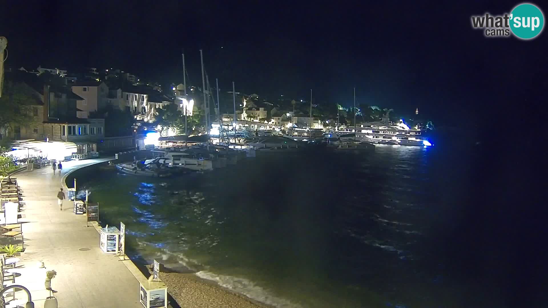Webcam Bol Hafen & Ortszentrum – Liveblick aus Bol auf der Insel Brač