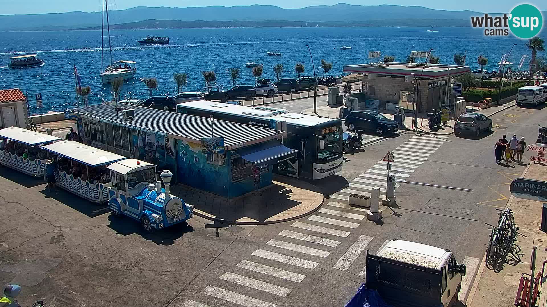 Webcam Bol centre-ville & marina – Vue en direct depuis Bol, île de Brač