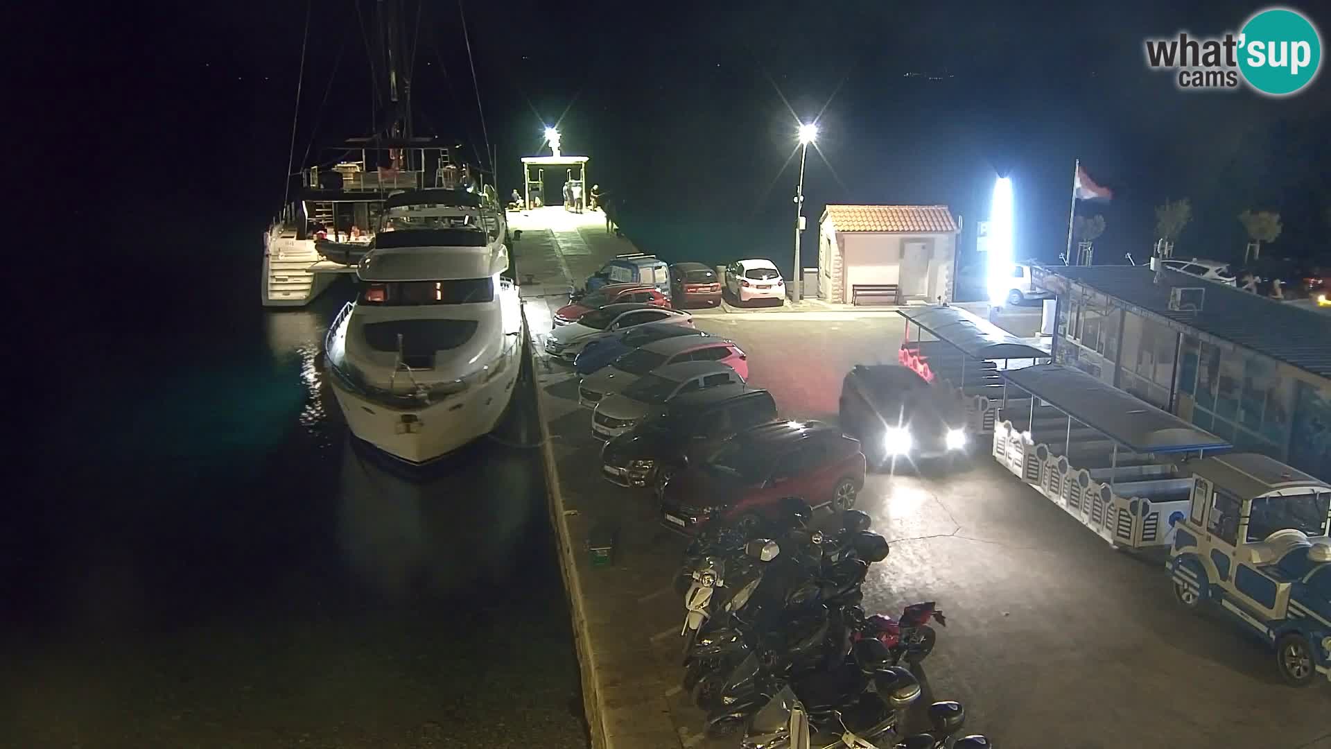 Webcam Bol centre-ville & marina – Vue en direct depuis Bol, île de Brač