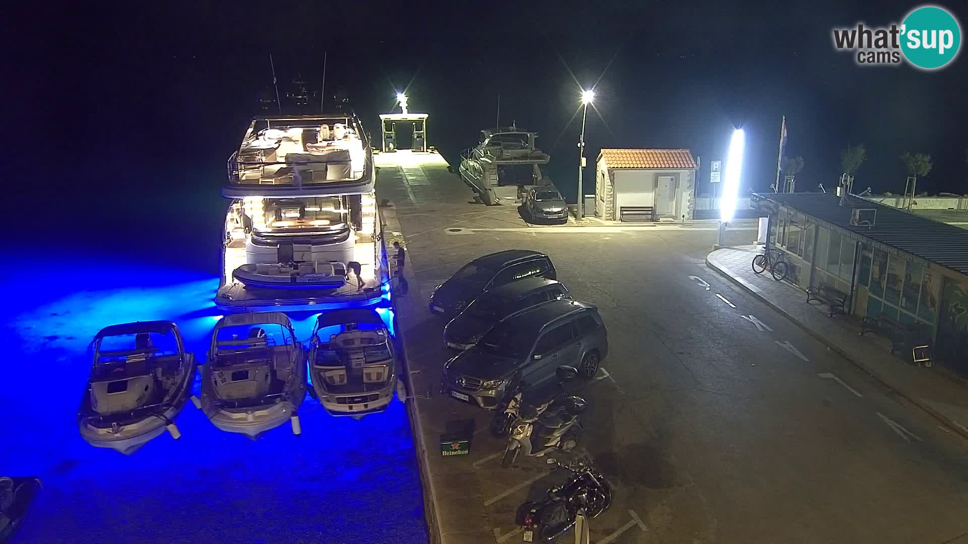 Webcam Bol Hafen & Ortszentrum – Liveblick aus Bol auf der Insel Brač