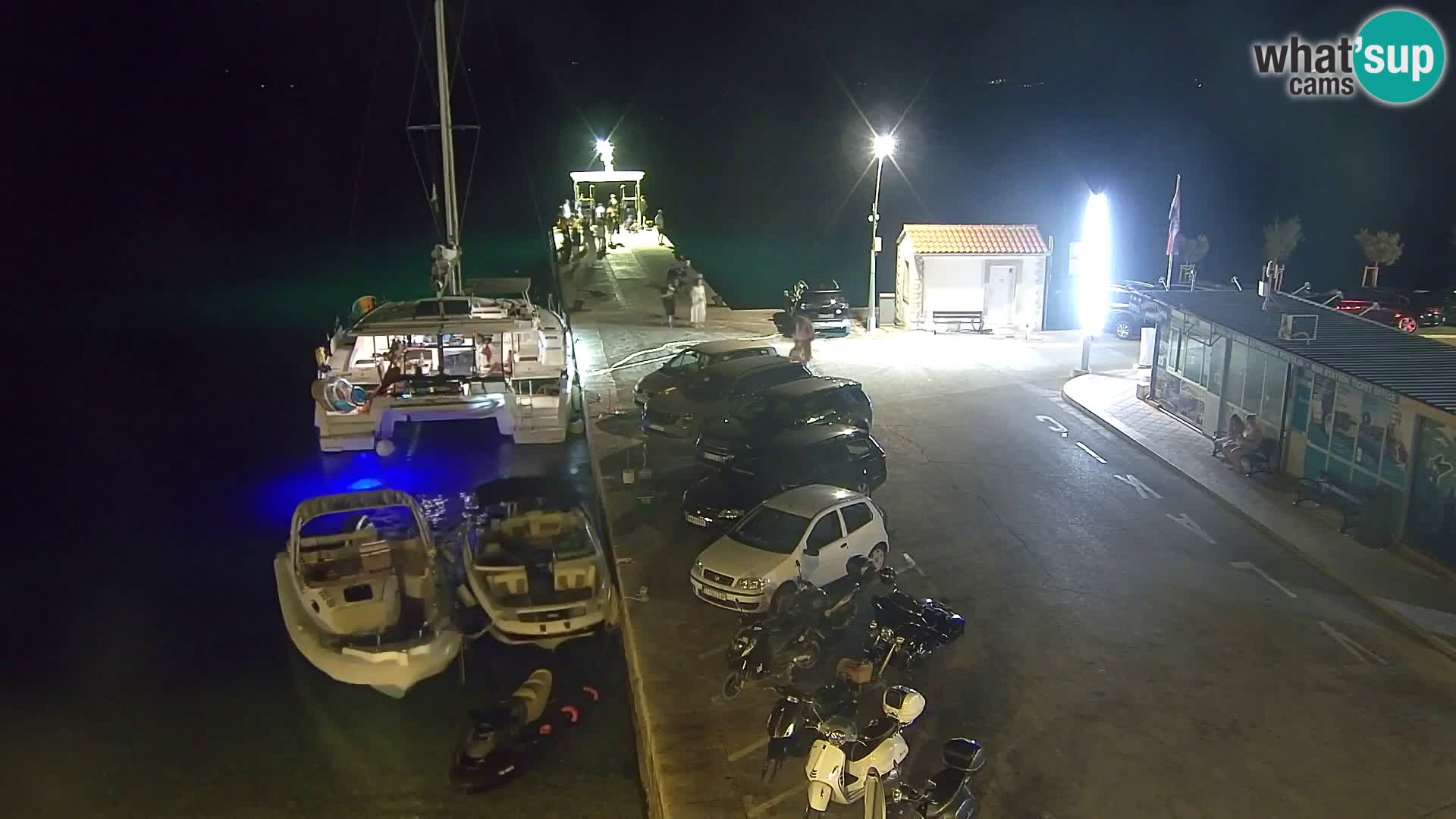 Webcam Bol Centre-Ville & Marina – Vue en direct depuis Bol, île de Brač